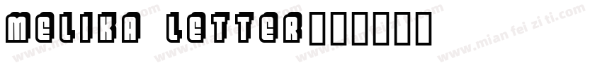 melika letter字体转换